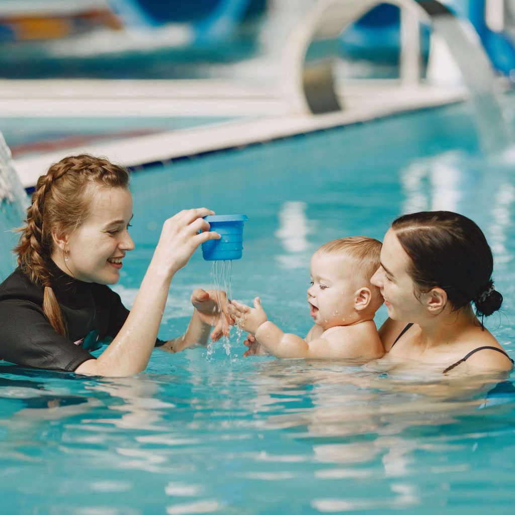 natación terapéutica con niños
