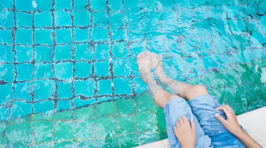 Terapia acuática para niños especiales, y que disfruten de la piscina